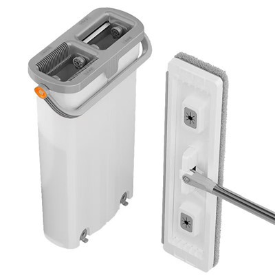 Mop gwastad gyda sgrapio sêm cul